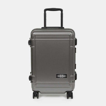 Eastpak Resist'R Cabin-Size Suitcase Case – Small – Brushed Metal