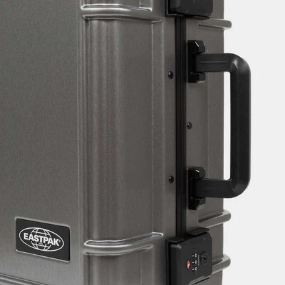 Eastpak Resist'R Cabin-Size Suitcase Case – Small – Brushed Metal