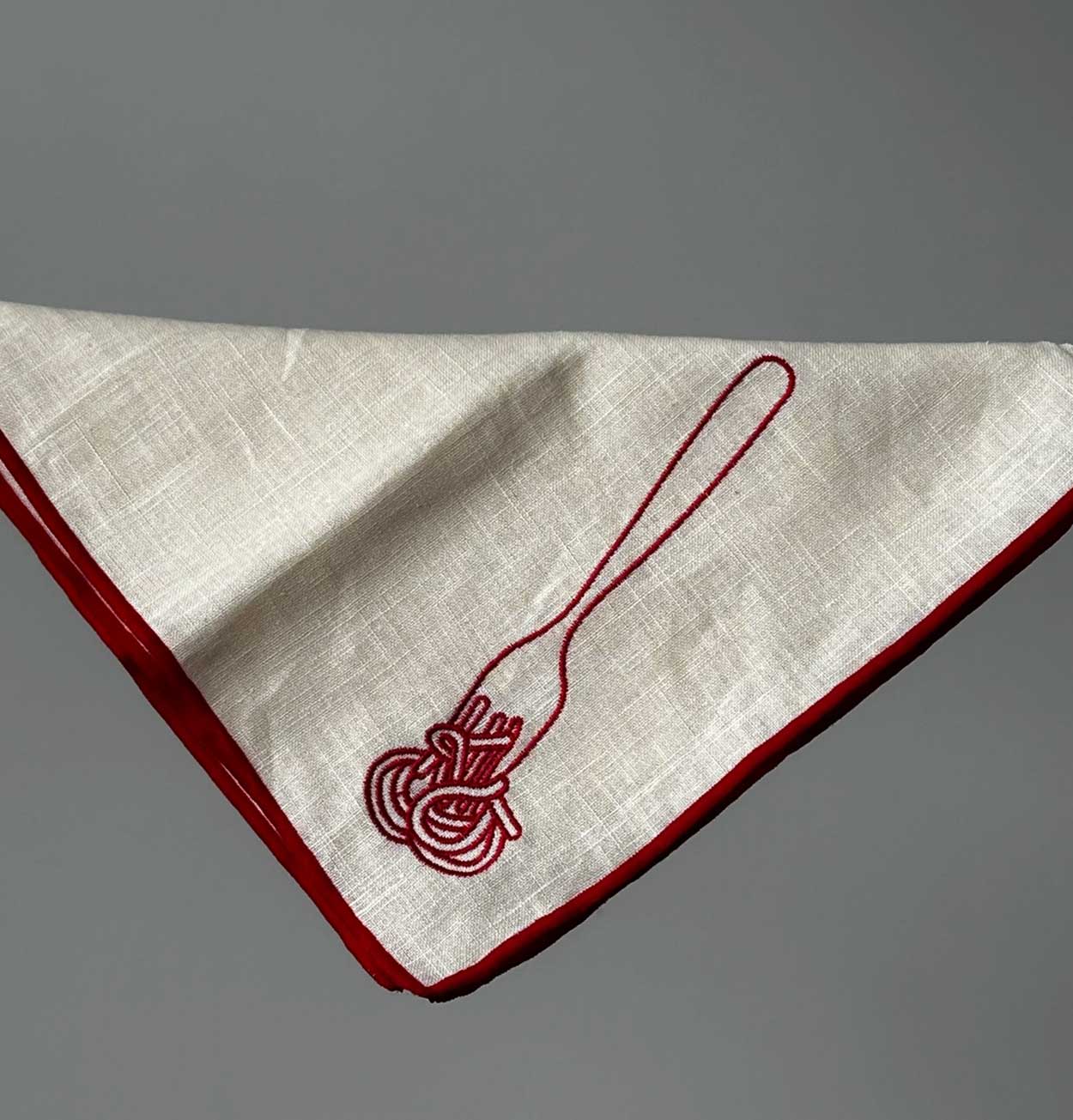 MÆGEN Linen Blend Napkins - Spaghetti (Set of 2)